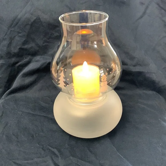 Princess House hurricane lamp. Made in USA - Picture 2 of 3
